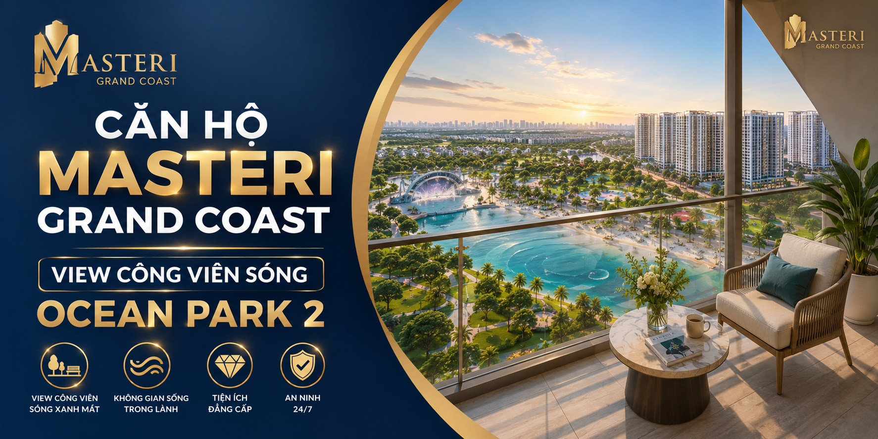 Căn hộ masteri grand coast view công viên sóng ocean park 2