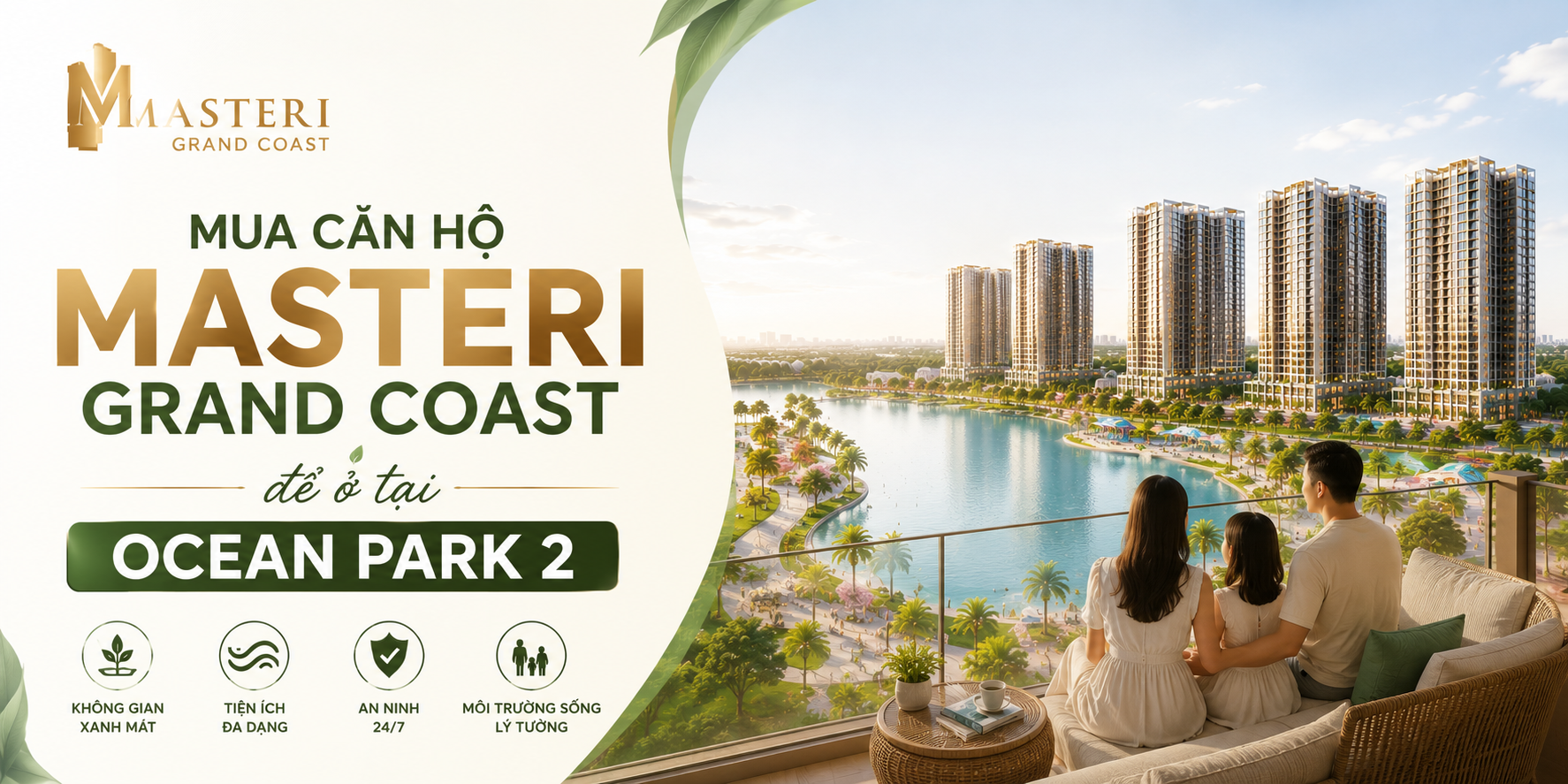 Mua căn hộ masteri grand coast để ở tại ocean park 2