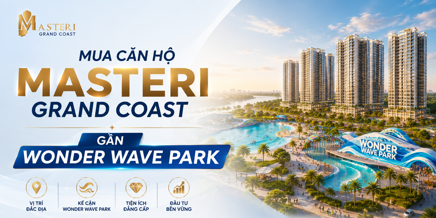 Mua căn hộ masteri grand coast gần wonder wave park