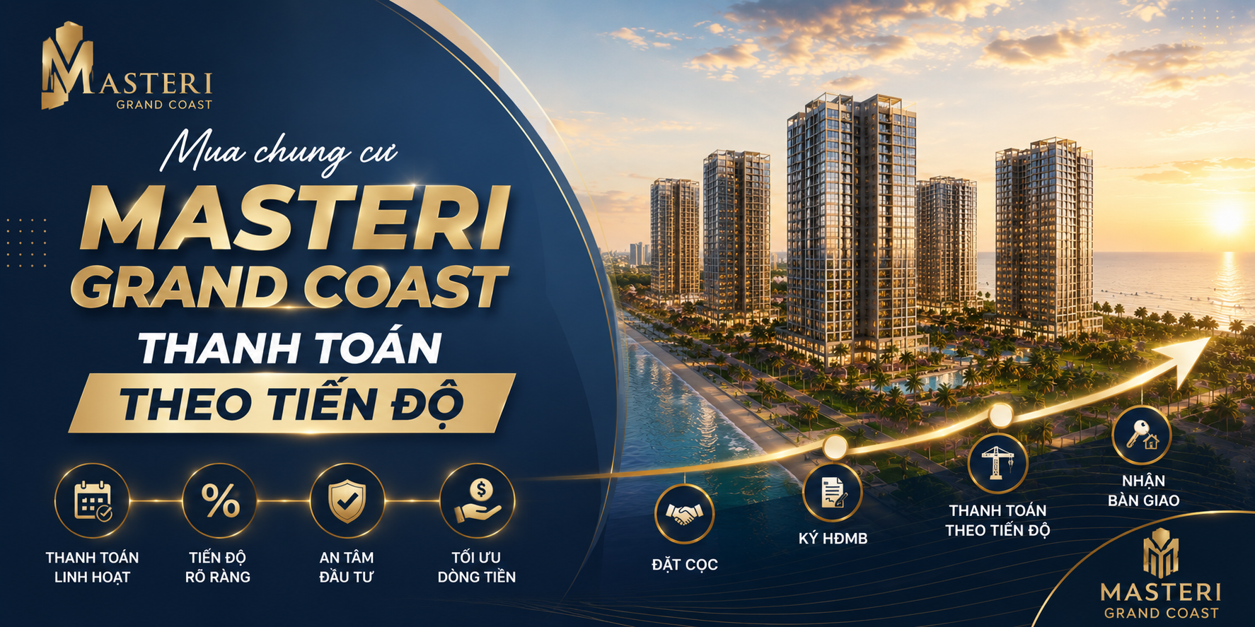 Mua chung cư masteri grand coast thanh toán theo tiến độ