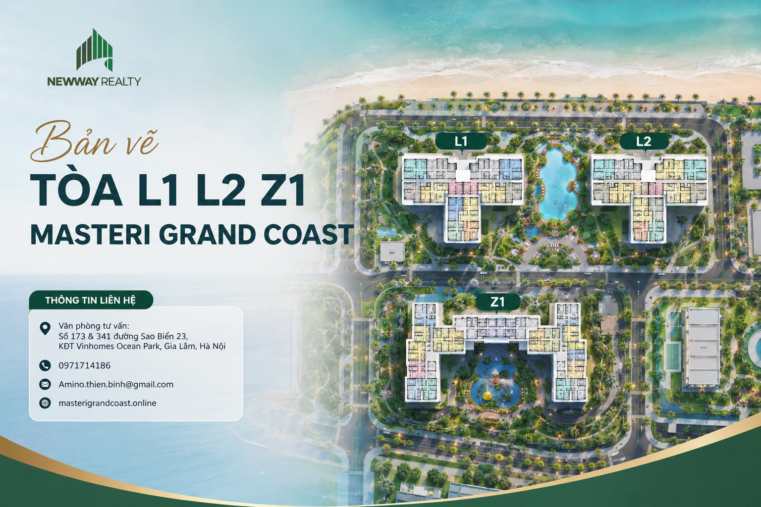 Bản vẽ tòa L1 L2 Z1 Masteri Grand Coast