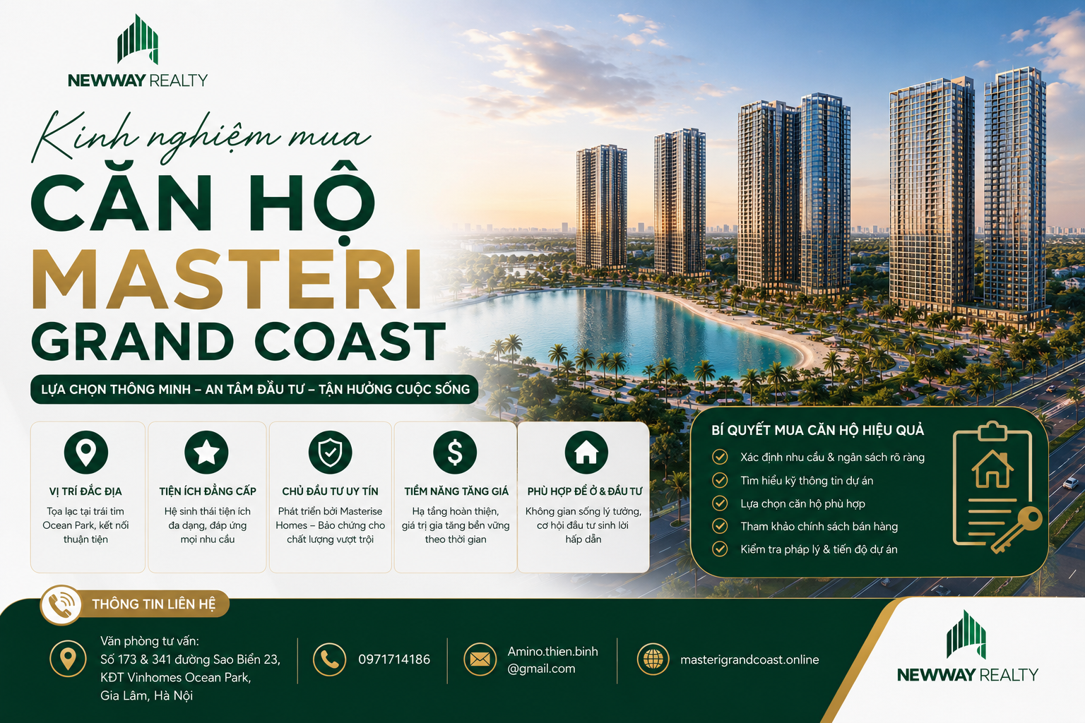 Kinh nghiệm mua căn hộ Masteri Grand Coast
